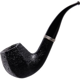 Resim Vauen Classic Schwartz 4406 9mm. Filtreli Akrilik Saplı Pipo 