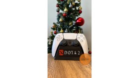 Resim Turuncuhane Dota 2 Oyunu Kol Standı Ps5 Dualsense Ps4 Dualshock Gamer Aksesurarı 
