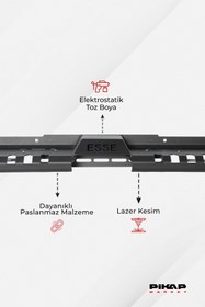 Resim Pikap Market Isızu D-max Uyumlu Lazer Kesim Kutulu Ledli Yan Basamak 