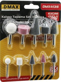 Resim 10 Pcs Kalıpcı Taşlama Seti Temizleme - Parlatma - Çapak Alma - 