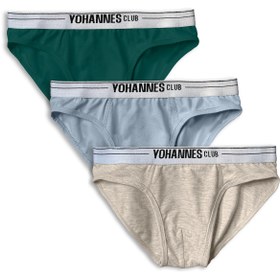 Resim Yohannes Club Erkek Çocuk, Pamuklu Slip Külot, 3'lü Paketler, Gün boyu konfor 