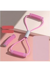 Resim Plates, Egzersiz Direnç Lastiği. Pembe 