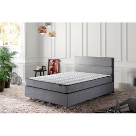 Resim Nironyatak Niron Silver Yatak Baza Başlık Seti 100X200 Tek Kişilik Full Orto 