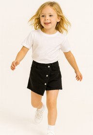 Resim AdaKids Kız Çocuk Yeni Sezon DOKUMA KUMAŞ ŞORT ETEK 