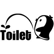 Resim Penguen Tuvalet Sticker 40 X 20 Cm 