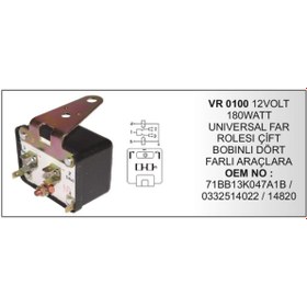 Resim parcafix Far Rolesi 12V Seffaf 504629409 