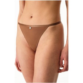 Resim Penti Kahverengi Micro Highleg Brazilian Külot Bbw 