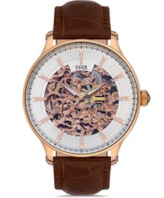 Resim Tiger TI-596C TIGER OTOMATİK ÇELİK ERKEK SAATİ 