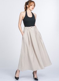 Resim MissVina Pure Lady Beli Lastikli Uzun Etek 