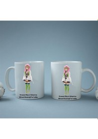 Resim Demon Slayer Kimetsu Mitsuri Kanroji No Yaiba Tasarımlı Kupa Bardak 