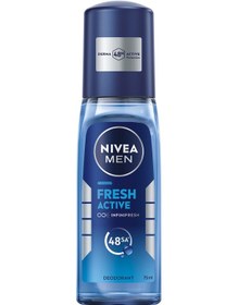 Resim Nıvea Men Erkek Pump Sprey Deodorant Fresh Active 75 Ml 2 Adet 