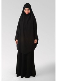 Resim Çarşaf Krep Bütün Peçeli Sultanbaş 