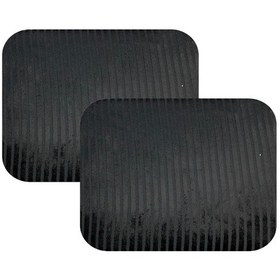 Resim Knsz oturma minderi 2 li mazlum siyah çizgili kumaş tel sandalyesi oturma yeri için 