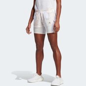 Resim adidas Beyaz Kadın Şort HS8614 FAST 2IN1 AOP 