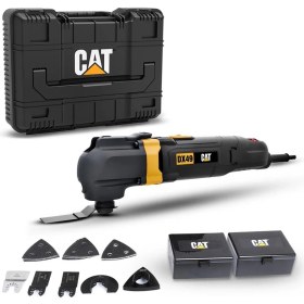 Resim Cat DX49.1 350WATT Profesyonel Çok Amaçlı Devir Ayarlı Kesme Raspalama ve Zımpara + 14 Adet Aksesuar 