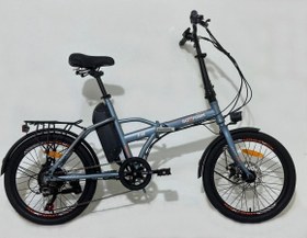 Resim R-100 Elektrikli Katlanabilir Bisiklet 20 İnç Şehir Bisikleti 