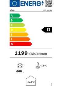 Resim Uğur Udd 500 Bk Krom Yatay Derin Dondurucu 