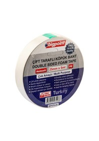 Resim Bigpoint Çift Taraflı Köpük Bant 25mmx5m 6'lı Paket 