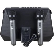 Resim Marsilyan Shıle Sl-3a Iki El Mikrofonlu Kumandalı Usb/Sd/Bt Portatif Hoparlör (4887) 