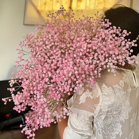 Resim 10'lu Paket Yapay Gypsophila Buketi Saplı - Gerçekçi Dokunuş ve Canlı Pembe Renk için Premium Plastik Sahte Çiçekler - Düğün, Sevgililer Günü, Noel, Şükran Günü, Cadılar Bayramı Dekoru - Bakım Gerektirmeyen Ev ve Parti Süslemesi 