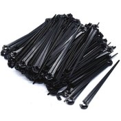 Resim 100 Mikro Sprey Damlama Sulama Aksesuarları, Toprak Fişi 4/7 Mm Kılcal Braket, Tip-c Braket, Bahçe Braketi, P Braketi Huiliang 