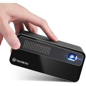 Resim Vankyo GO300 DLP Smart 150-Lumen Wi-Fi Bluetooth Mini Projeksiyon 