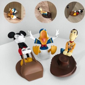 Resim Mickey Mouse, Woody ve Donald Tavuk PVC Kapı Durdurucu Süsü - Dayanıklı Plastik, Oturma Odası, Mutfak, Yatak Odası ve Ofis için İdeal | Aile ve Arkadaşlar için Mükemmel Hediye, Mutfak Süsü 