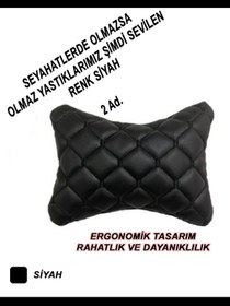 Resim Genel Markalar Volkswagen 2 Oto,Araba Boyun Yastığı siyah 