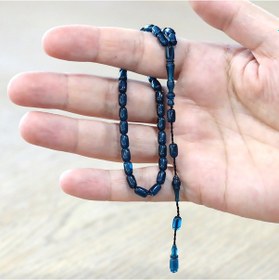 Resim Tesbihname Sistemli Kapsül Kesim Mini Boy Turkuaz Ateş Kehribar Tesbih 