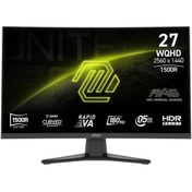 Resim MSI MAG 275CQF E18 27 2560x1440 WQHD 180Hz 0.5ms HDMI DP FreeSync Curve 1500R Gaming Monitör 