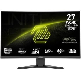 Resim MSI MAG 275CQF E18 27 2560x1440 WQHD 180Hz 0.5ms HDMI DP FreeSync Curve 1500R Gaming Monitör 