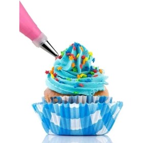 Resim Pasta Krema Duy Seti 24 Parça Paslanmaz Çelik Kutulu Büyük Boy RA640 