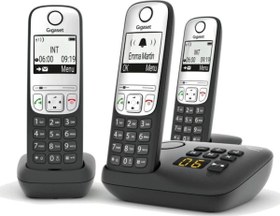 Resim A690a Trio 3 Ahizeli Telesekreterli Telsiz Telefon 