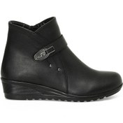 Resim Polaris 162294.z4pr Siyah Kadın Dolgu Topuk Bot 000000000101914843 Siyah 