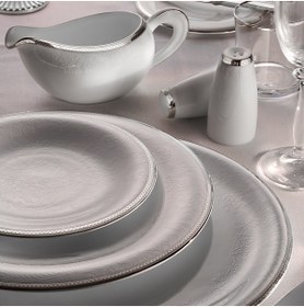 Resim EVALIZA Grace Platin 12 Kişilik 101 Parça Yemek Takımı 