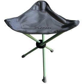 Resim Platan Stool Ones-T Üçgen Kamp Taburesi Çok Renkli 