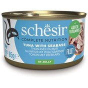 Resim Schesir C276 Jelly Ton Balıklı ve Levrek Kedi Konservesi 85 Gr 