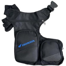 Resim BİKE SKY Bike Sky Motosiklet Bel Bacak Çantası Honda Baskılı 