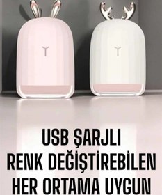 Resim shopwave Hava Nemlendirici Aromaterapi Hava Temizleyici Renk Değiştirebilen 