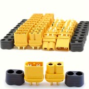 Resim 15 Çift XT60H Konnektör Seti Erkek Dişi Mermi Bağlantı Elemanları Koruyucu Kılıf PVC Güç Fişi Adaptörü Terminalleri ile RC Uçaklar Arabalar Lityum Pil için 