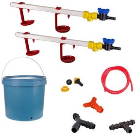 Resim TavPet Nipel Tavuk Suluğu 20 Lt Depolu Askılı Çanaklı (Set/2) 