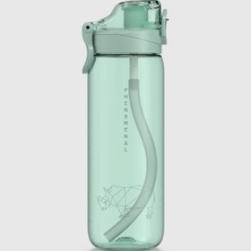 Resim Renga Wave Duplo 630 ml Opsiyonel Pipetli Tritan Matara 912176 Yeşil 