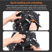 Resim Monyee Andoer Mini Sekizgen Yumuşak Kutu: 30cm Çap, Hızlı Kurulum, Taşınabilir Tasarım, Işık Yansıtma Ve Kontrol İçin İdeal 