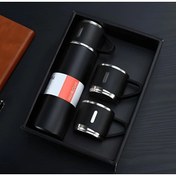 Resim Mio Life ÇELİK TERMOS 3 BARDAKLI VAKUMLU VE YALITIMLI KİŞİYE ÖZEL ÜZERİNE İSTEDİĞİNİZ YAZI İSİM YAZILIR İçece 