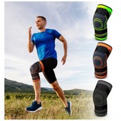 Resim Xindoker Siyah Spor Kompresyon Dikişli Diz Koruyucu 68% Nilon+32% Spandeks - S Beden Çok Renkli 