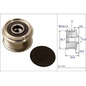 Resim İna Polo Cordoba Ibıza Fabıa Alternatör Kasnagı 01-10 [] [03d903119a] 