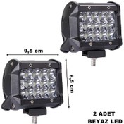 Resim Off Road Led Bar Delici Beyaz Işık 12 Ledli 2 Adet - N11.1961 