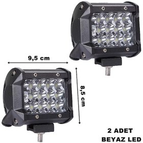 Resim Off Road Led Bar Delici Beyaz Işık 12 Ledli 2 Adet - N11.1961 