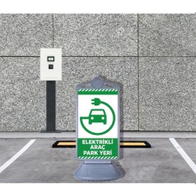 Resim Şarj İstasyonu Dubası Şarj Alanı Duba Elektrikli Araç Şarj Alanı Dubası Byk 