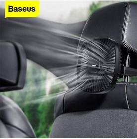 Resim Baseus Natural Wind Mıknatıslı Araç Arka Koltuk Vantilatör Fan 